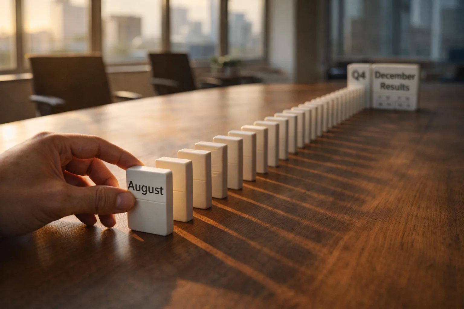 What Are You Doing in August That You'll Thank Yourself for in December?